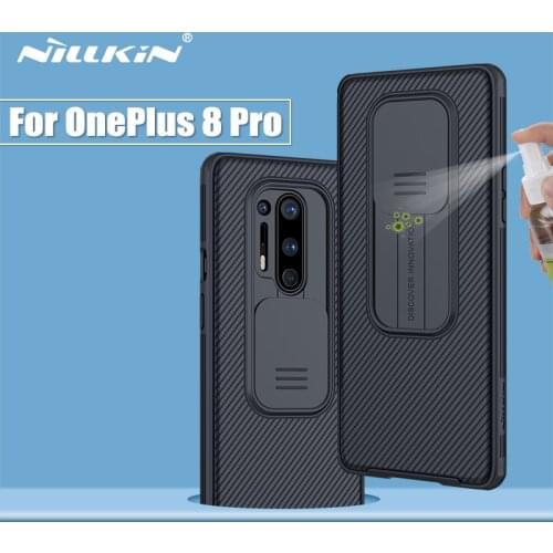 Oneplus 8 pro Case 6.78'' NILLKIN One Plus 8 Pro CamShield Case Slide Camera Protect Privacy Back Cover OnePlus 8 Case 6.55