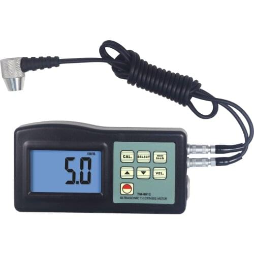 Digital Ultrasonic Thickness Tester TM-8812 for metal, polyethylene, PVC, etc