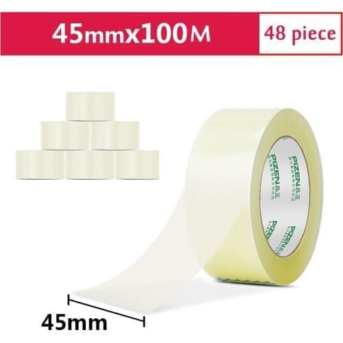 Deli High Quality Transparent Sealing Tape / Packing Tapes 45mmx100m 48 Rolls/box Office Supplies 33008