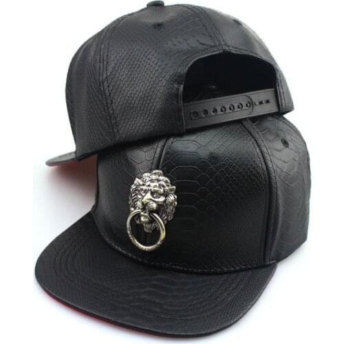 Fashion Mode Baseball Cap Vrouwen Herfst Faux Lederen Cap Hiphop Snapback Hoeden Voor Mannen Hoed Voor Vrouwen