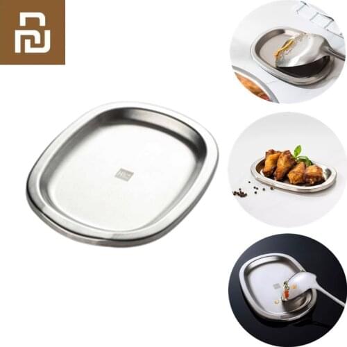 Original Xiaomi Youpin Stainless Steel Spoon Pad Safe Durable Anti-corrosion Mat Cutlery Container Easy To Clean For Kitchen