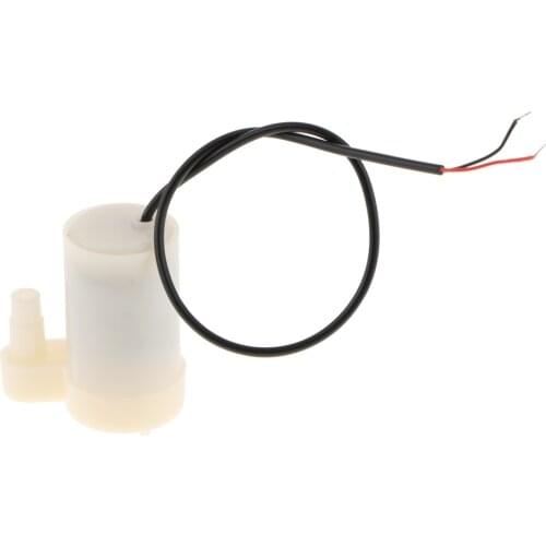 Submersible Brushless Feed Water Motor Pump DC 3-6V 120L/H Low Noise Pumping Head: 0.3-0.8meter