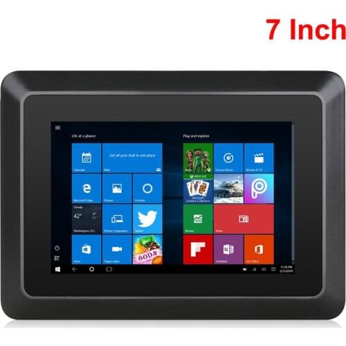 Industrial Panel PC All In One Mini Windows 7 8 10 Desktop Computer Intel J1900 7" Touch Screen 8GB RAM Dual WiFi RS232 RJ45
