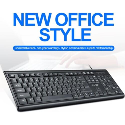 Wired Gaming Keyboard Mechanical Feeling Keyboards Ultra Thin Portable Wired Keyboard Mouse Waterproof Computer Game Keyboards