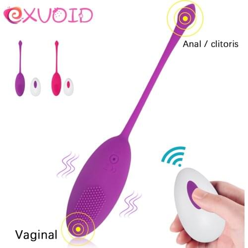 EXVOID Remote Vibrator Wireless Sex Toy For Women 10 Frequency Adult Toys For Couples Vagina Eggs Vibrator Dildo G Spot Massager