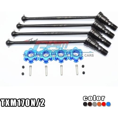 Hexagonal alloy steel #45 CVD shaft hardened X-MAXX 8S 6S for 1/5 alloy remote control car TRAXXAS parts