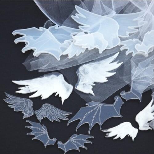 DIY Wing Mold Crystal Epoxy Silicone Angel Devil Wing Mold Epoxy Mirror Resin Mold For Jewelry Making