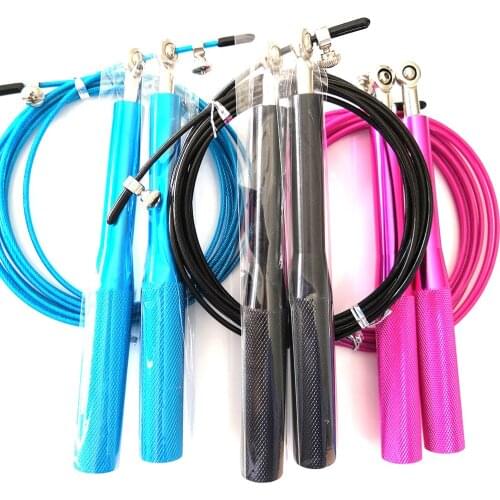 Speed Jump Rope Fitness Skipping Ropes Exercise Adjustable Workout Boxing MMA Training Crossfit Men Women Kids Gym Equipment
