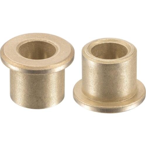 Uxcell Flange Sleeve Bearings Sintered Bronze Self-Lubricating Bushing