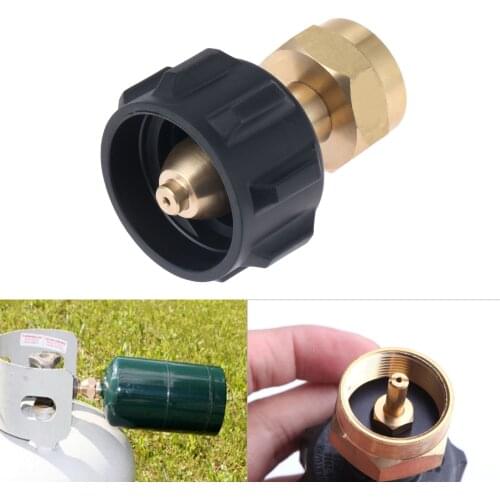 1 LB Propane Refill Adapter for QCC1 Tank and 1LB Gas Bottle Cylinder Outdoor BBQ Grill