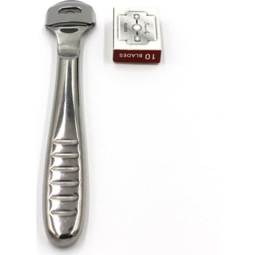 1 set of leather sparse craft tools shovel leather knife and silver sewing knife leather tool gift 10 blades for pedicure