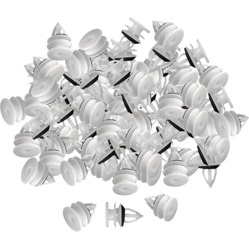 100pcs Front Door Trim Panel Retainer Clips W/ Sealer Interior Mounting
