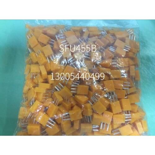 100PCS The new ceramic crystal SFU455B the 455K 455K remote radio special filters 3P455B 455k