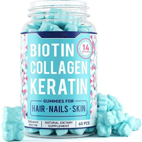 60pcs Biotin collagen gummy BIOTIN COLLAGEN GUMMIES