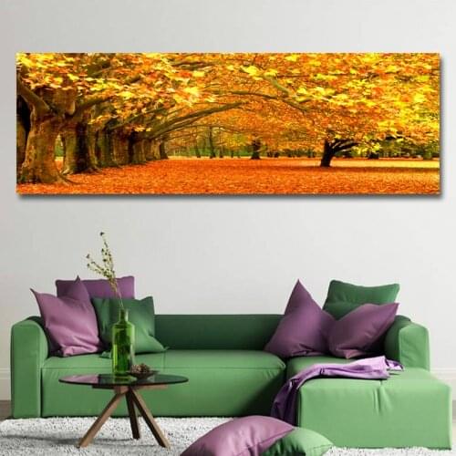 Golden Avenue Landscape large 5d diy diamond painting cross stitch full square round mosaic diamond embroidery 5D art