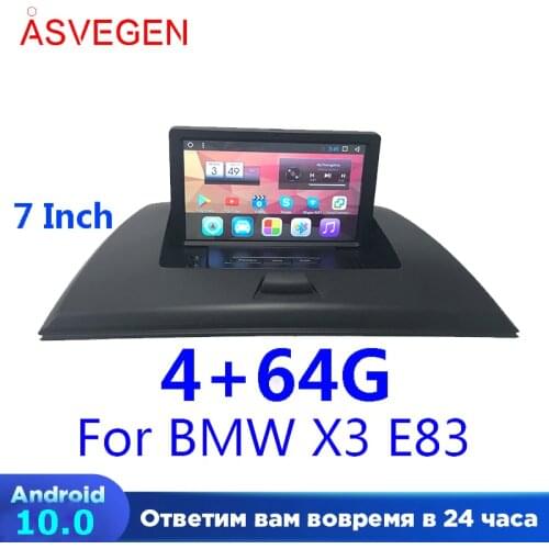 Android 10.0 Car Player For BMW X3 E83 2004-2012 With Car Touch GPS Navigation 7” Car Radio Bluetooth WIFI Multi Player