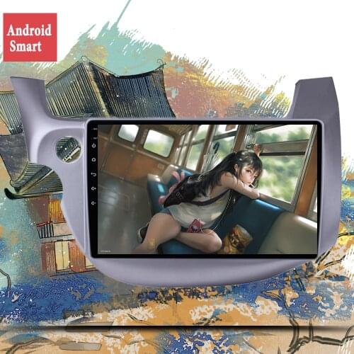 Car Radio For Honda Fit 2007-2014 LHD/RHD Octa Core Android 10.0 Car DVD GPS Navigation Player Deckless Car Stereo Headunit Wifi