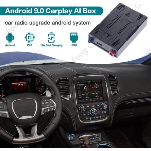 Carplay Wireless Box with Mirror Projection For Dodge Durango Android 9.0 IOS Version Android Phone Media Carplay AI Box