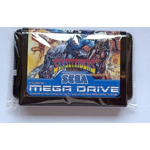 MD Game : SUNSET RIDERS ( Japan Version!! )