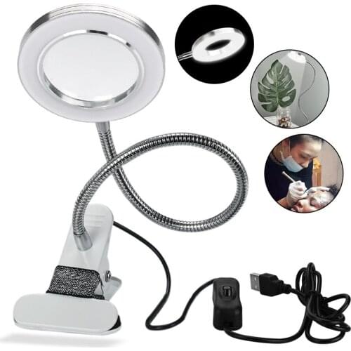 Permanent Makeup Microblading Light Lamp Table Clip USB Lip Liner Eyebrow Eyelash Extension Manicure Tattoo Accessories Supply