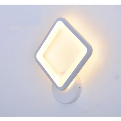 Bedside Wall Lamp Bedroom Solid Wood Rotating Aisle Corridor Nordic Living Room LED Wall Painting Bedside Lamp