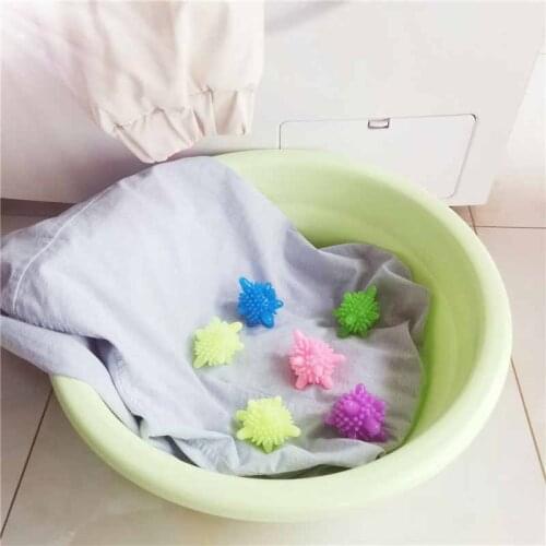 New Hot Magic Washing Machine Laundry Ball Decontamination Anti-winding Washing Ball Sea Star Solid Cleaning Ball