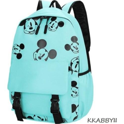 Disney Micky Schoolbag Women high school student Backpack Candy Color school students capacity School Backpack