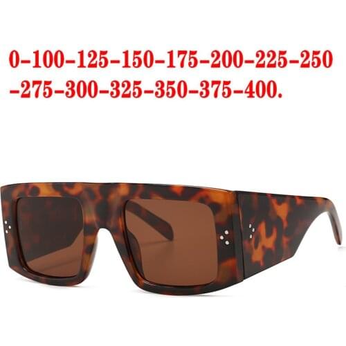 Oversized Myopia sunglasses Fashion 2021 Oversized Square Male Frames Minus Prescription sunglasses Outdoor Shade Glasses NX