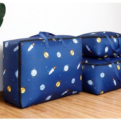 Foldable Quilt Storage Bag Large Capacity Dust-proof Organizer For Clothes Portable Bedroom Pillow Container Home Storage Bags