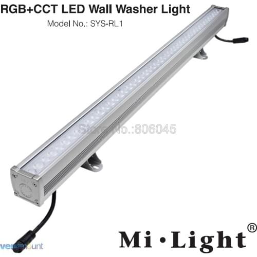 Milight SYS-RL1 1800LM RGB+CCT LED Wall Washer LED Light DC24V Aluminum Alloy Outdoor Wall Liner 2.4G RF DMX512 WiFi Control