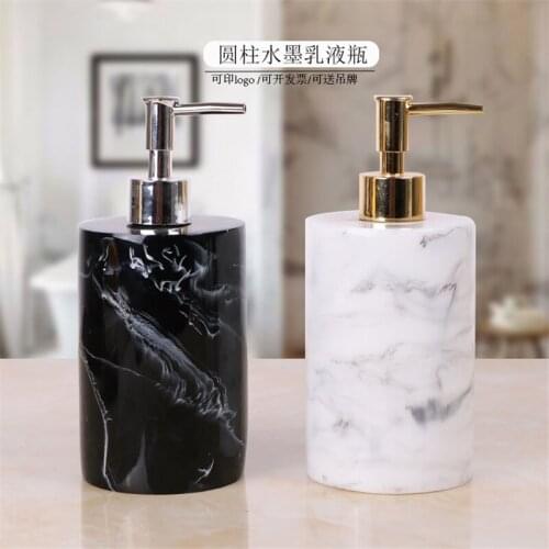 NEWYEARNEW Resin Liquid Soap Dispensers Emulsion Bottles Latex Accessories Bathroom Set Wedding Gift