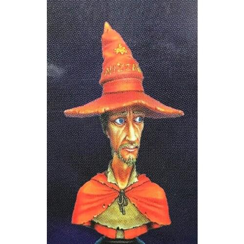 1/12 high 80mm Straw hat Warrior Soldier bust toy Resin Model Miniature Kit Unassembly Unpainted Historical