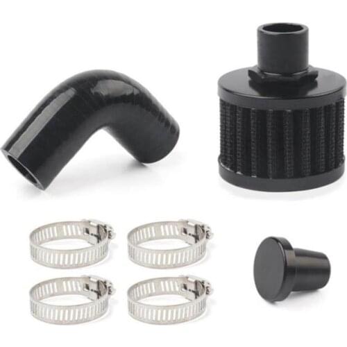 1 Set Car Air Filter 19mm Car Oil Cooling CCV Air Intake Crank Case Turbo Vent Breather For Dodge 6.7 Cummins.2007-2017