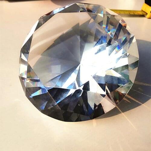 10pcs/lot, 60mm Beautiful k9 Crystal Big Diamonds, Wedding Decoration, Crystal Paperweight Clear