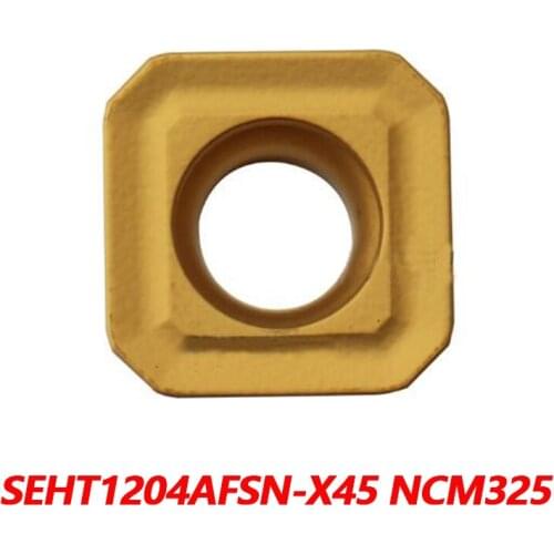 100% SEHT SEHT1204AFSN NCM325 PC230 Carbide Insert Blades Lathe Accessories Used For Stainless Steel Processing High Efficient