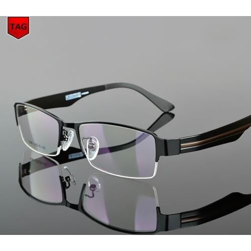 2017 alloy eye glasses frames for men TR90 optical glasses frame Myopic computer glasses frame oculos de grau monturas de lentes
