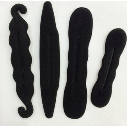 4Pcs/Set Practical Magic Sponge Clip Hair Styling Bun Curler Hairstyle Twist Maker Tool Braider Accessories