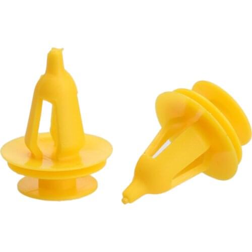 50Pcs Auto Fastener 9mm Hole Car Door Trim Panel Retainer Clips Plastic Rivets For Jeep Grand Cherokee Car Styling Car Parts