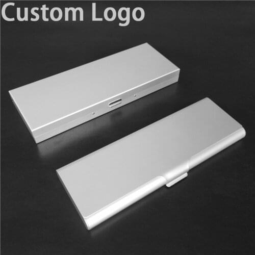 Aluminum Pencil Case Creative Alloy Storage Supplies Glasses Case Hard Pencil Case Pen Boxes and Packaging Cases
