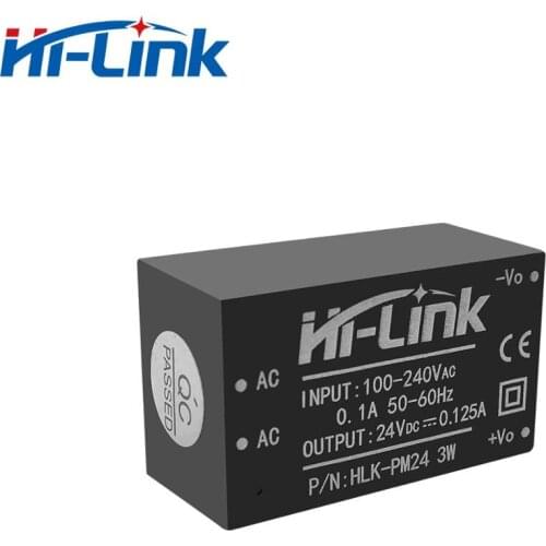 Free Shipping Original 90-265Vac to 24vdc HLK-PM24 Power Module 15pcs/Lot 3W