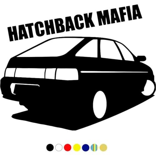 CS-186#Various Sizes Car Sticker VAZ hatchback mafia 2112 funny vinyl decal white/black waterproof auto car stickers on bumper
