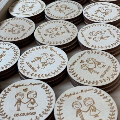 Personalized Wooden Wedding Coasters,Custom Coasters,Wedding Gift Coasters,Wedding Souvenirs Decoration