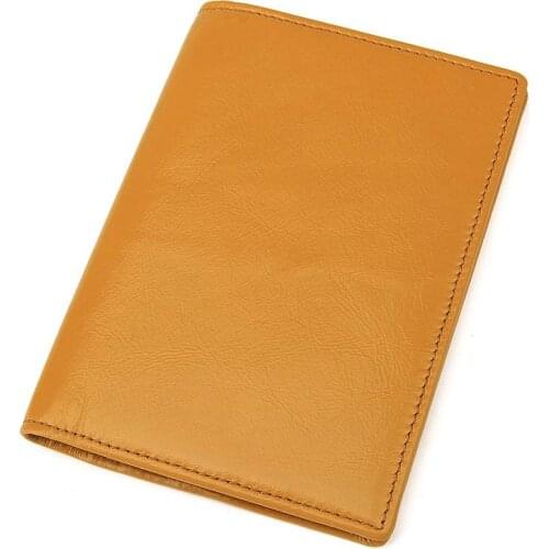 Passport Card Holders Genuine Leather For Men Women Card USA Passport Holder Bag Case Organizer Travel Wallet Pouch Cover Bag