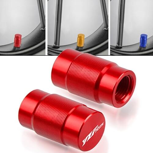 For YAMAHA 2014 2015 2016 2017 2018 2019 YZF-R25 YZFR25 YZF R25 2020 Motorcycle Wheel Tire Valve caps Aluminum Airtight Covers