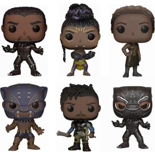 Anime Black.Panther PVC Action Figure Collectible Model Toys for Children Gift