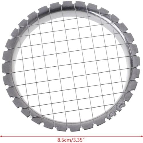YYSD Stainless Steel Mesh Shape Round Manual Potato Masher Slicer Tool Kitchen Supply