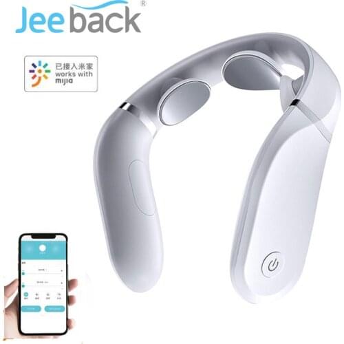 Youpin Cervical Massager G2 TENS Pulse Protect the Neck Only 190g Double Effect Hot Compress L-Shaped Wear Work For Mijia App