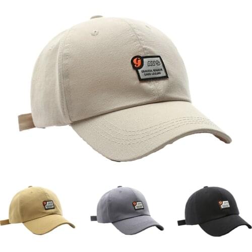 Men Baseball Cap Women Snapback Adjust Letter Patch Hat Hip-Hop Trucker Unisex Seasons Outdoor Sport Cotton Casual Sun Hat