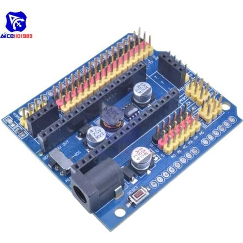 Nano V3.0 I/O IO 5.5*2.1mm Interface Micro Plus Expansion Board Micro Sensor Shield 5V for Arduino UNO R3 Leonardo Module