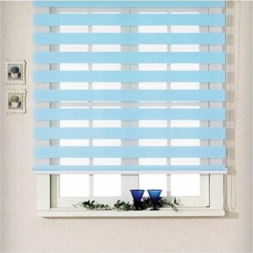 Popular zebra blinds/double-layer roller blinds/ready made curtain/curtain fabric curtain window curtain
